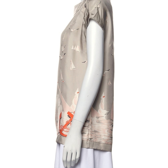 Stella McCartney printed silk blouse - Picture 2 of 3